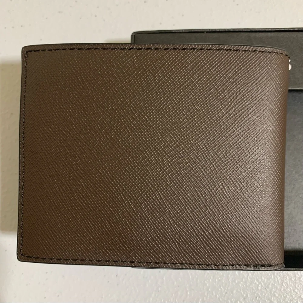 Michael Kors Crossgrain Leather Slim Billfold Wallet-NWT